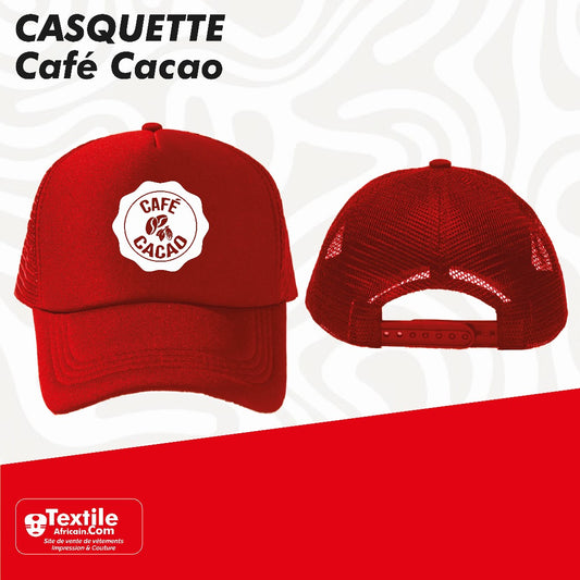 Casquette Rouge Cafe Cacao