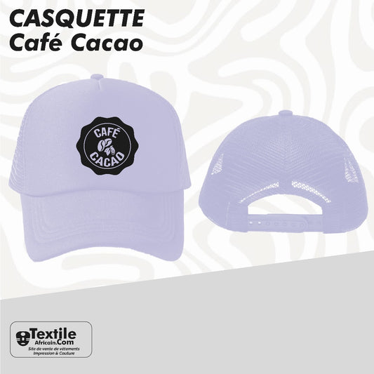 Casquette Blanche Cafe Cacao