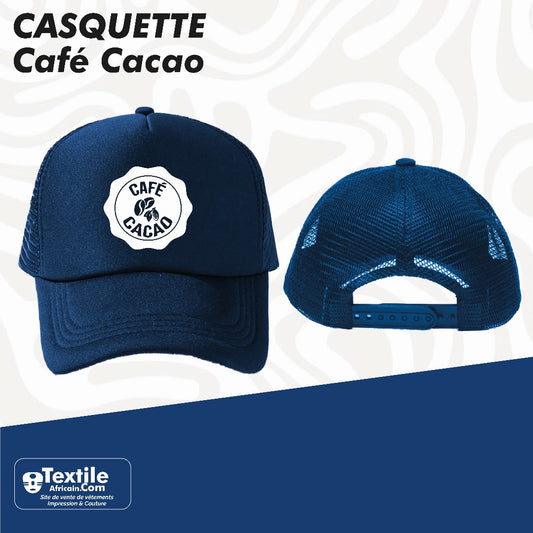 Casquette Bleu Cafe Cacao