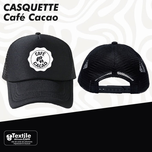 Casquette Noire Cafe Cacao